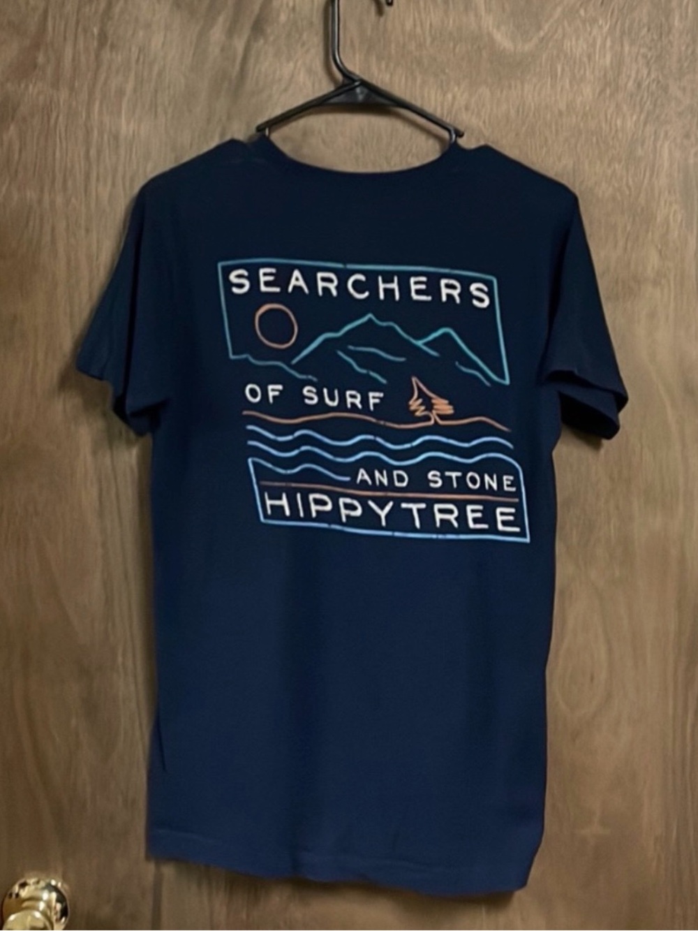Hippy Tree Short Sleeve Shirt Small